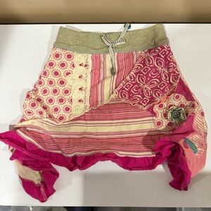 Naartjie Pink and Cream Patchwork Mermaid Skirt
